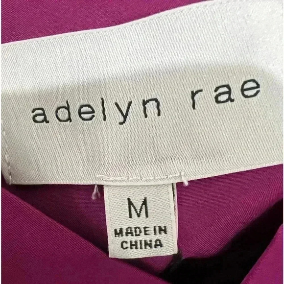 Adelyn Rae "Edna" Draped Front Mini Dress- Orchid - Picture 6 of 6